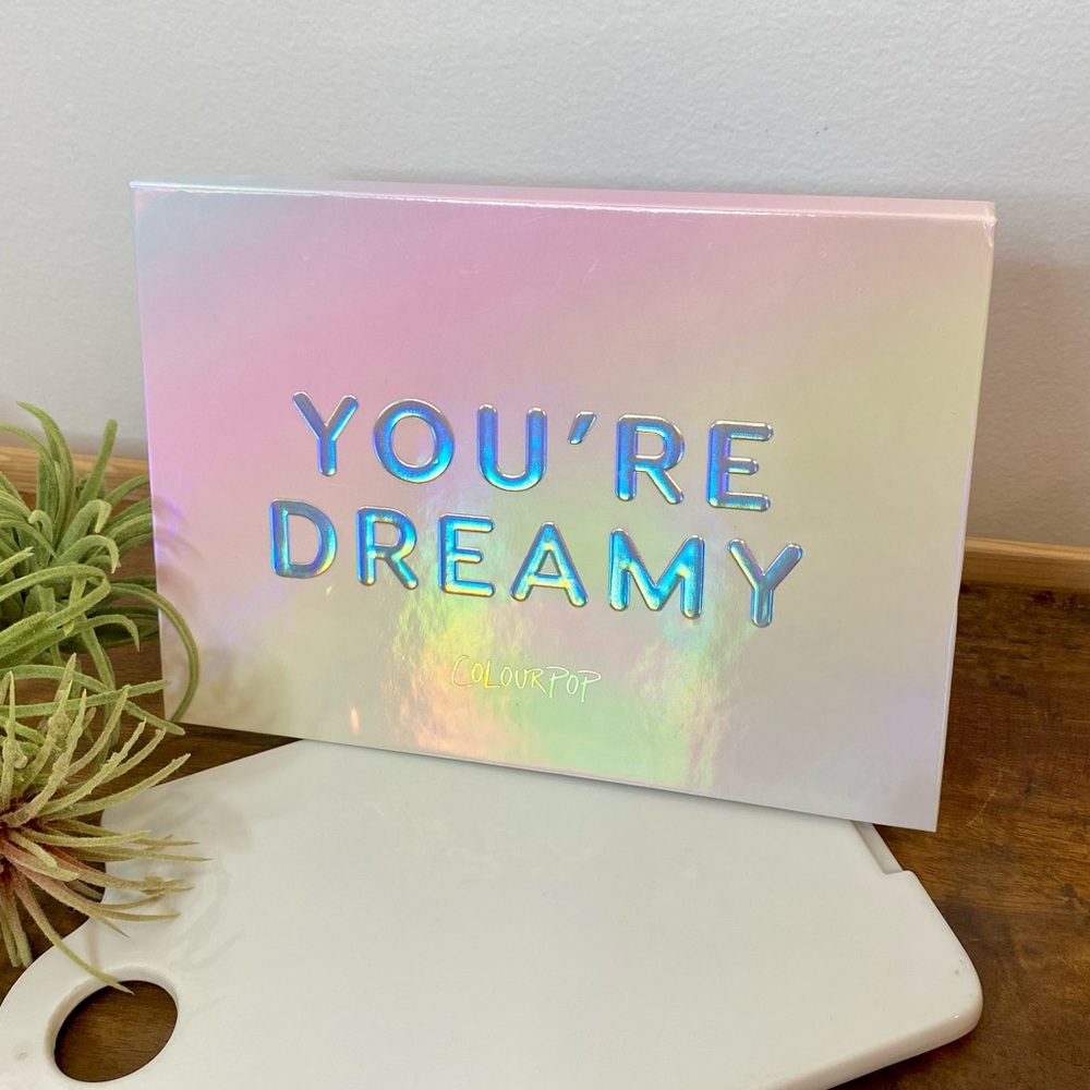 NWOT Colourpop LIMITED EDITION Holographic “You’re Dreamy” Empty Makeup Palette